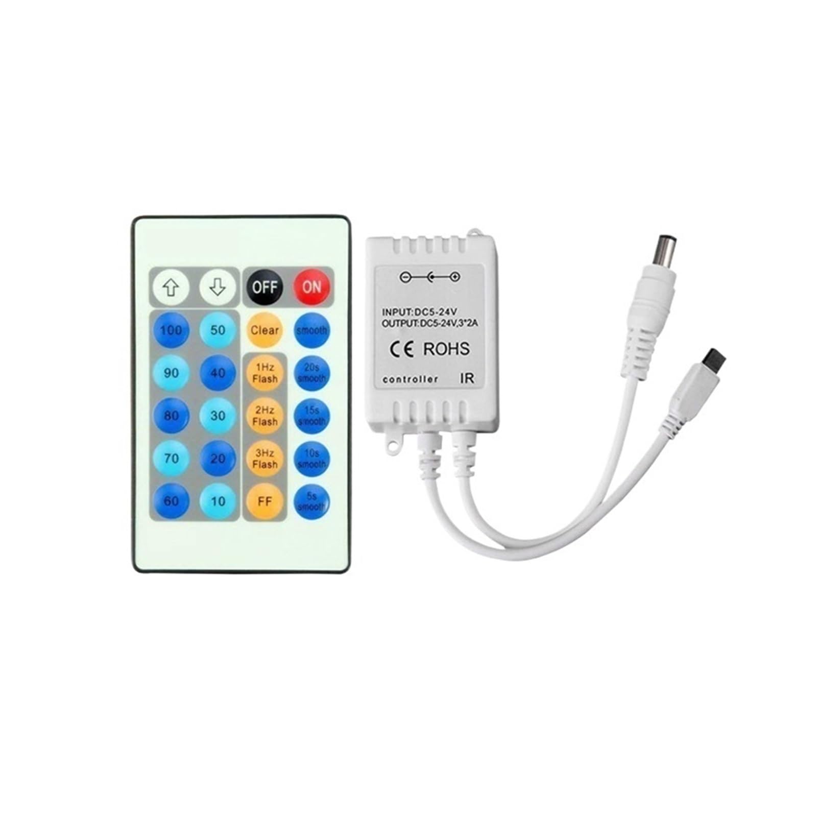 Controlador de luces LED DC12V6A con gestión térmica y atenuación estable