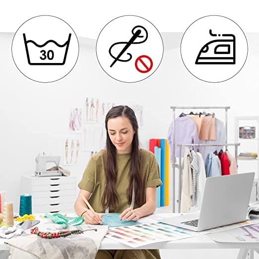 THETHO 2 Pièces Ruban Adhésif à La Chaleur Pour Ourlet 70 Mètres Ruban De Fusion De Tissu Pour Coller Le Tissu Et Les Patchs De Jeans Artisanaux Sans Couture