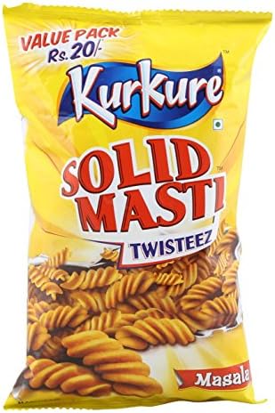 Kurkure Snacks Solid Masti Twisteez, 90g (Pack of 2) Promo Pack