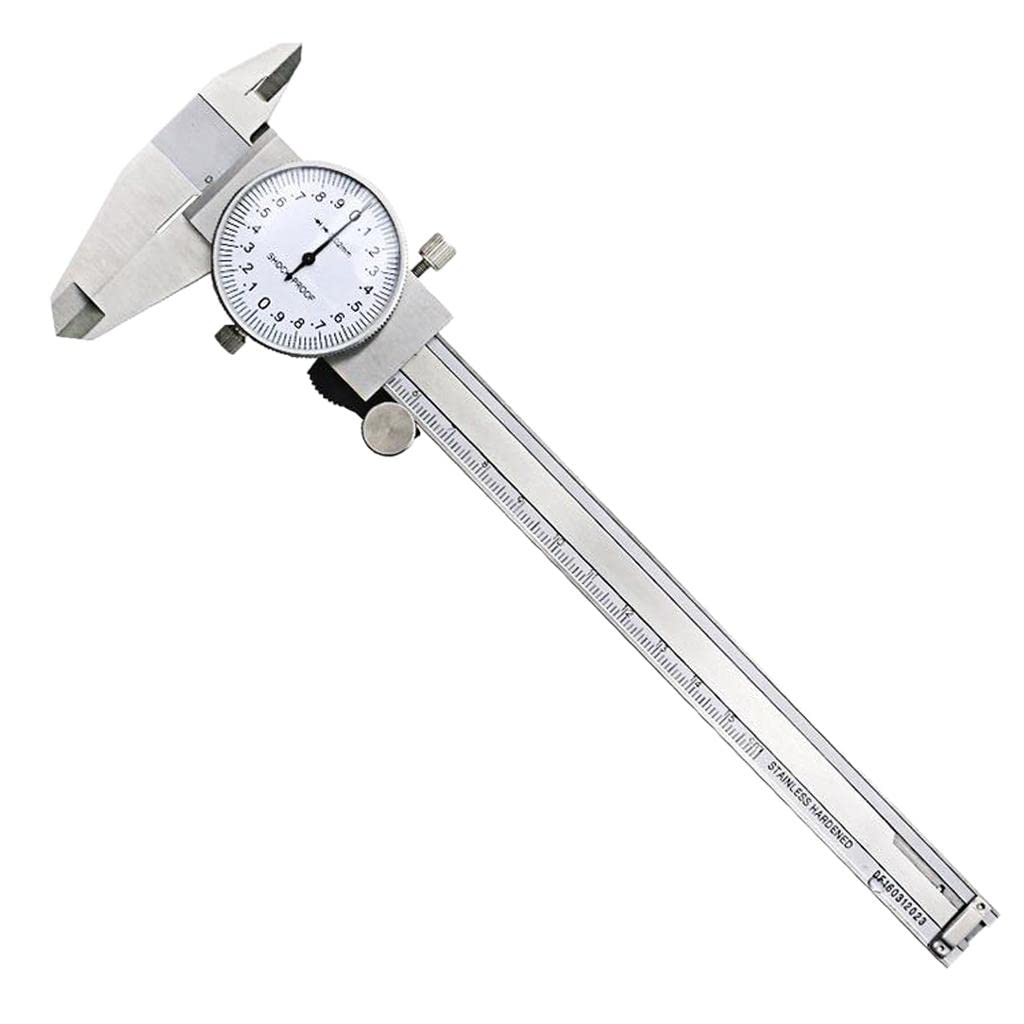 Stainless Steel Caliper, 0 150 Mm / 6 Inches Measuring Gauge - High Precision Tool for CNC, Metal Coating for Wear Resistance - Ideal for Machinists, Engineers - Mini Vernier