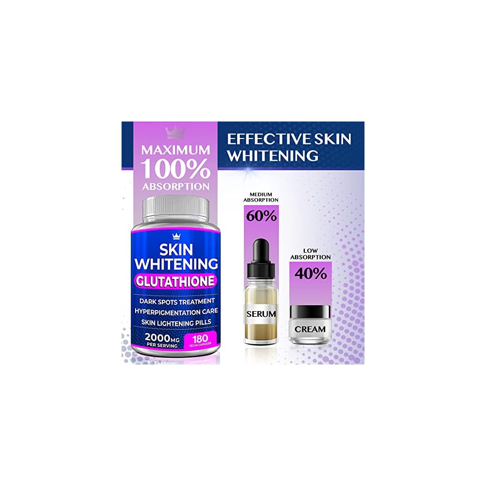 glutathione cream vs pills Product