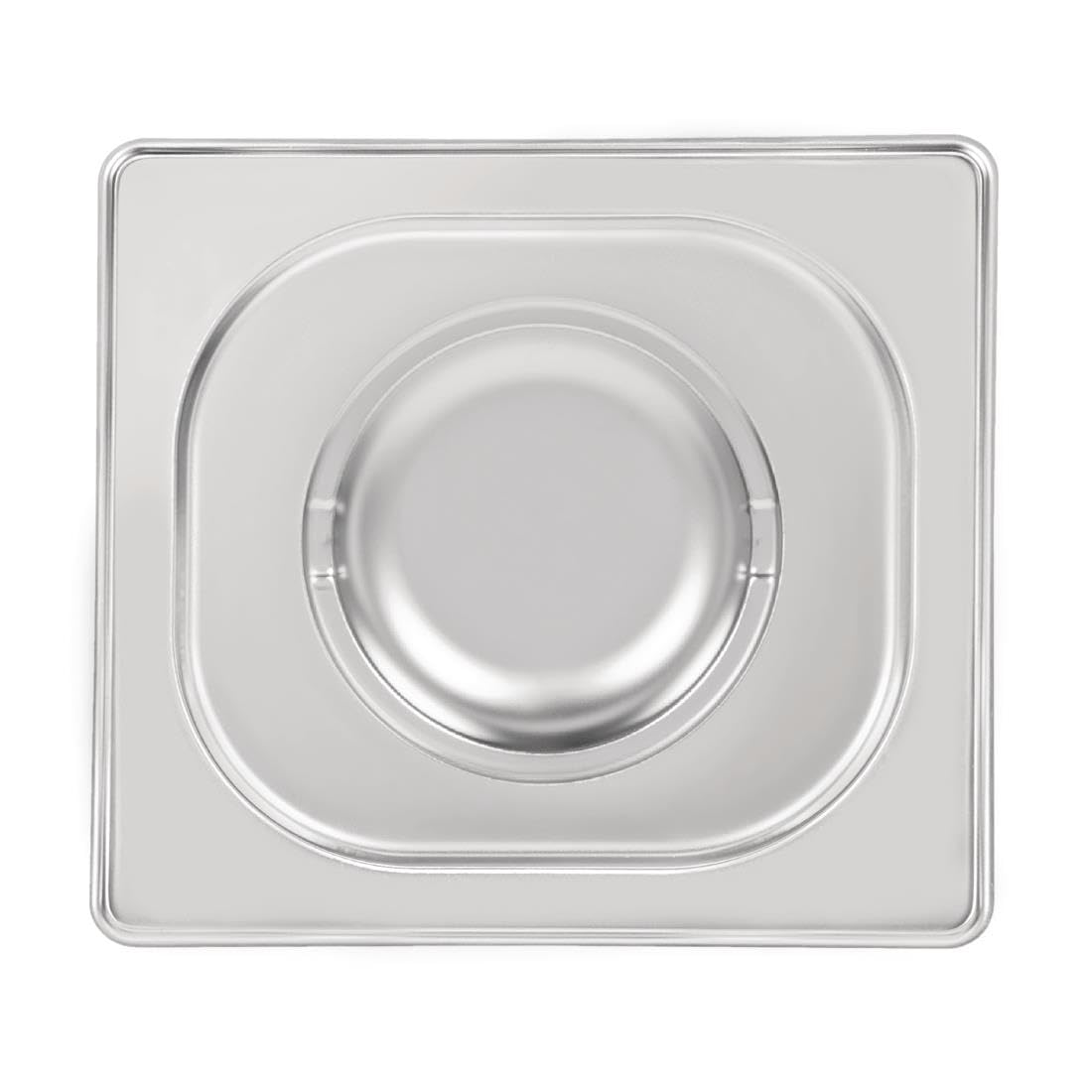Vogue DW459 304 - Coperchio in acciaio INOX resistente, 1/6, 162 x 176 mm, colore: Argento