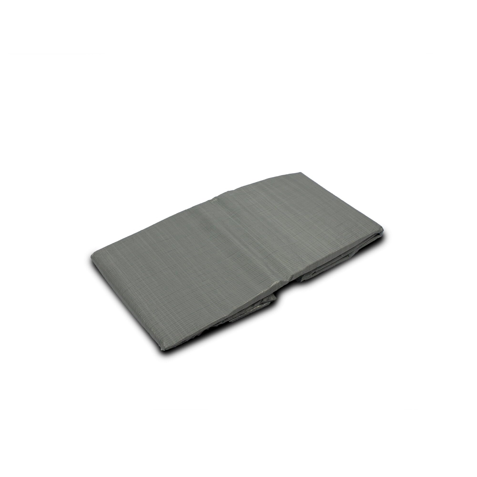 EXIT TOYS Bâche de Sol pour Piscine - Protège Le Fond d'une Piscine - Prolonge la Durée de Vie des Piscines - 500x500cm - Gris