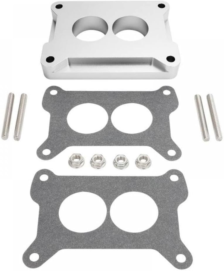 Universal Carburetor Spacer Compatible with Autolite 2Bl Oval Track Replacement Part 1 Inch 2.54cm
