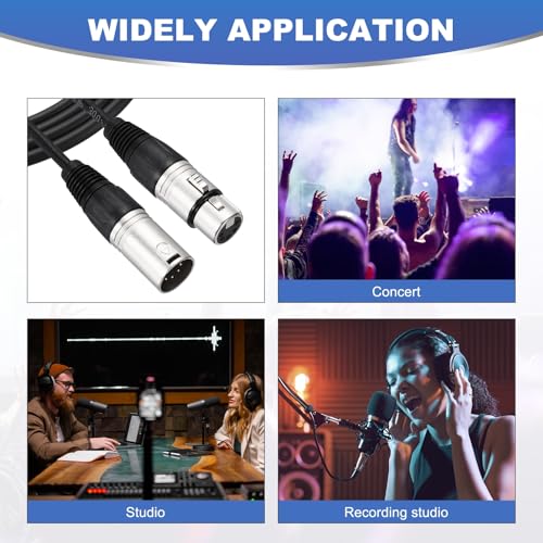 Câble XLR 5 broches haute fidélité pour une liaison de studio parfaite