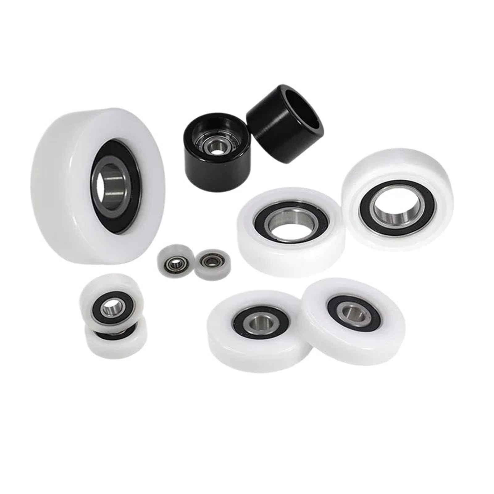 Polea de nailon resistente al desgaste para rodamiento menor de 6mm