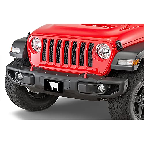 Lefolen White Cow On Black Front License Plate Covers Animal Milk Sacred Mammal Rural Farm Outline Sketch Decorative Car Metal Plates Vanity Tag Aluminum Novelty License Plate 6 X 12 Inch #TOP5