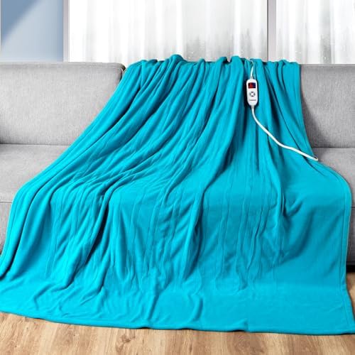 Electric Heated Blanket Twin Lightweight Polar Fleece