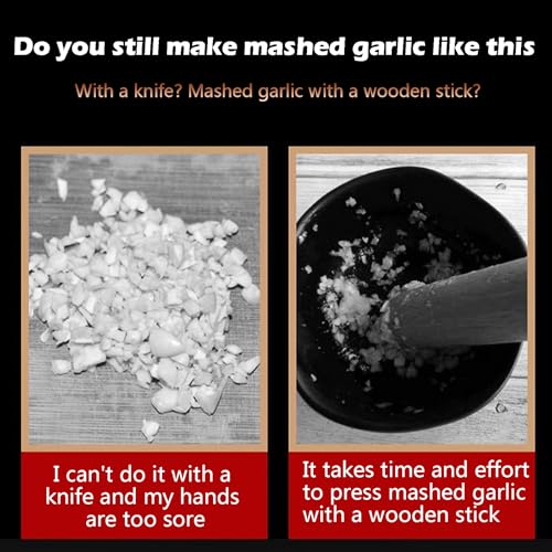 Zenfro ZENFRO- GARLIC PRESS-21 Garlic Press Rocker, 2024 New Stainless Steel Garlic Crusher,Premium Stainless Steel Garlic Crusher, Manual Garlic Masher thumb #2
