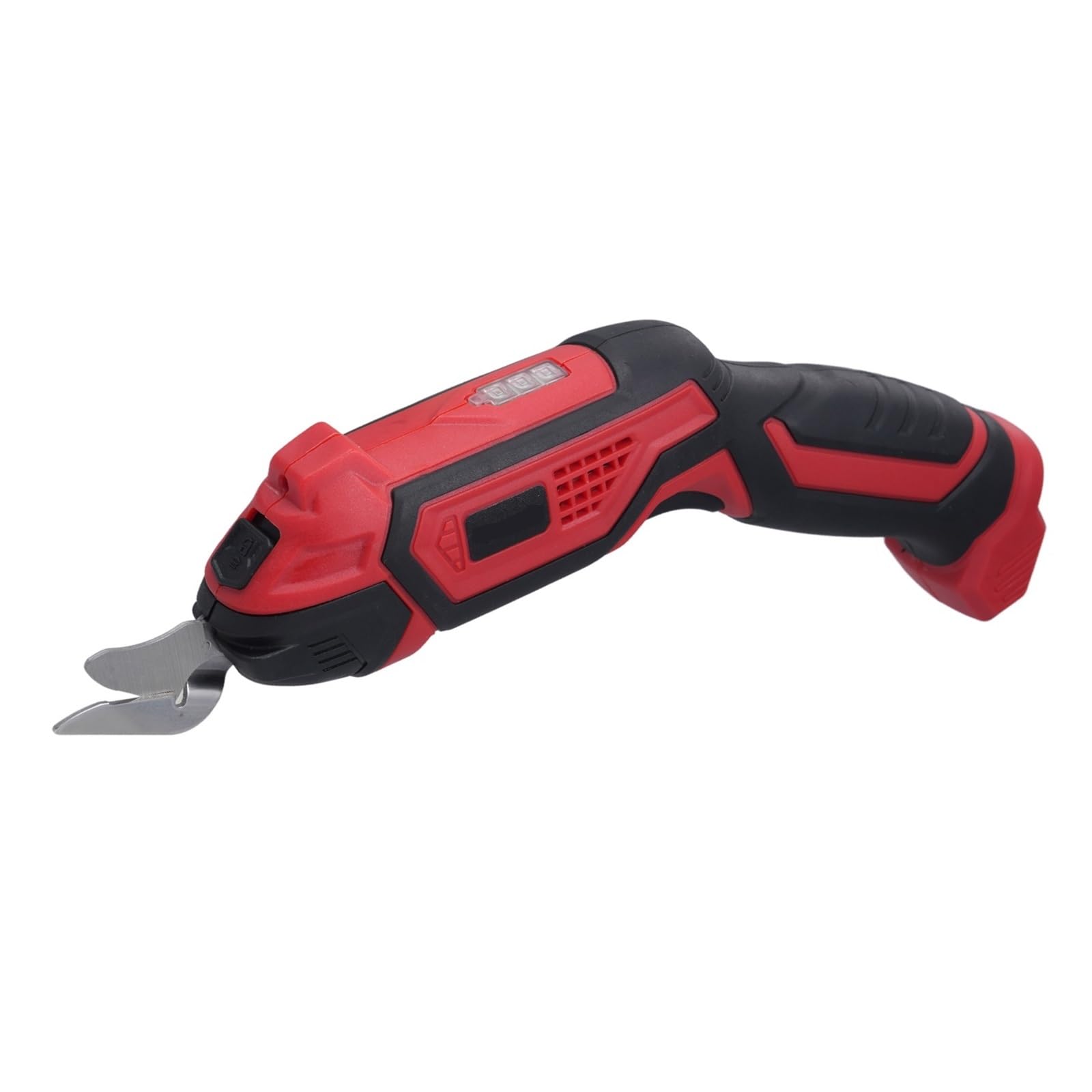 Tijeras Eléctricas For Tela, Cuero, Alfombras, PVC Y Cartón, Cortador Inalámbrico, Batería De 4,2 V 2000 MAh Con Luz LED Corte suave(2xAlloy blade set)