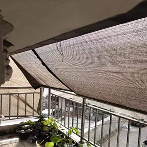 Filet d'ombrage haute élasticité 3x4m marron résistant pour jardin