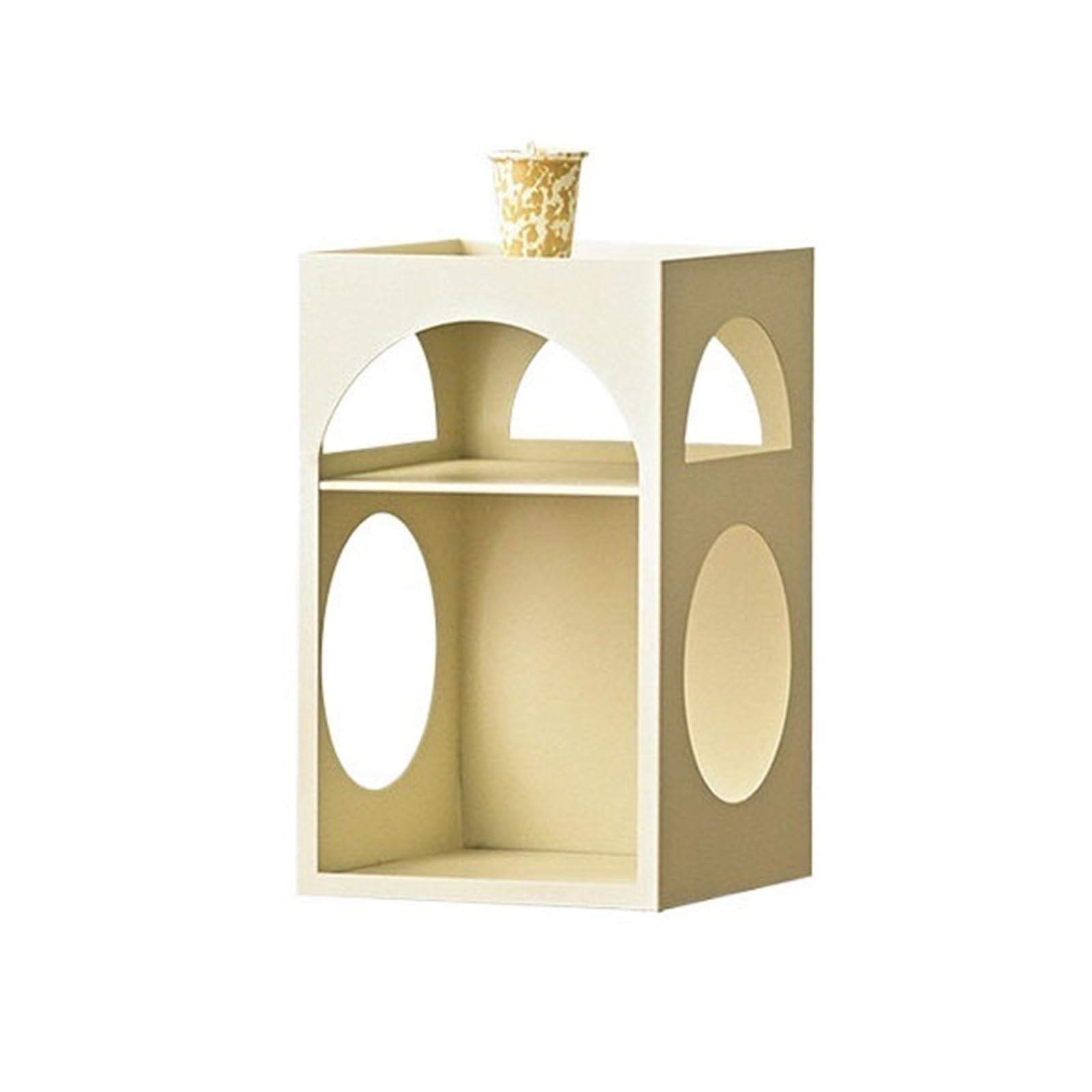 XUJUAN-0227 Bookcases Modern Creative Light Luxury Small Bookshelf Iron Storage Minimalist Bedside Table