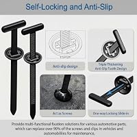Omruciy 200PCS T-Head Cable Tie Buckle, PA66 Push Pin Clips for Car Repair — image 6