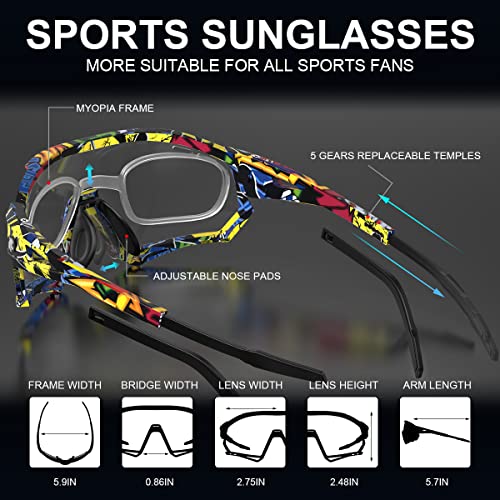 X-Tiger Photochromic Cycling Glasses For Men Women Clear Sports Sunglasses For Mtb Bike Baseball Running Uv Protection #TOP3