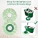 Mop Head Replacement for Libman Tornado Spin Mop System, Resuable Microfiber Mop Refill Pad, Easy to Replace, Machine Washable（5 Pack）