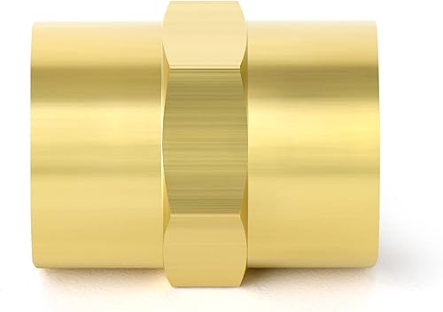 Miniatura 8 de GASHER 2 piezas de accesorios de tubería de latón, adaptador reductor, tubo hembra de 1 pulgada x tubo hembra de 1 pulgada