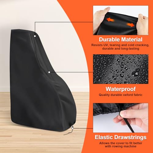 Andacar Capa para Máquina de Remo para Máquina de Remo Magnética Yosuda, Capa Dobrável para Máquina