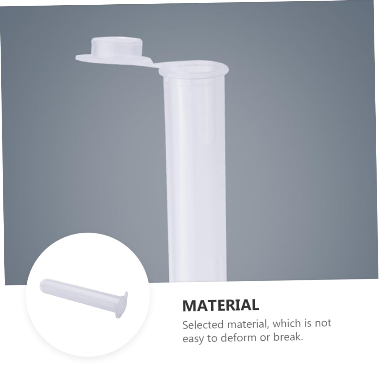 Alipis 100pcs Cap Plastic Centrifugal Tube Lid for Science Test Lab Storage Container