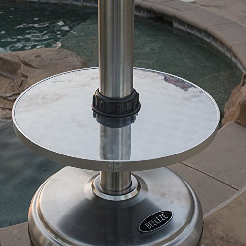image for BELLEZE 48,000 BTU Gas Outdoor Patio Heater with Piezo Ignition System