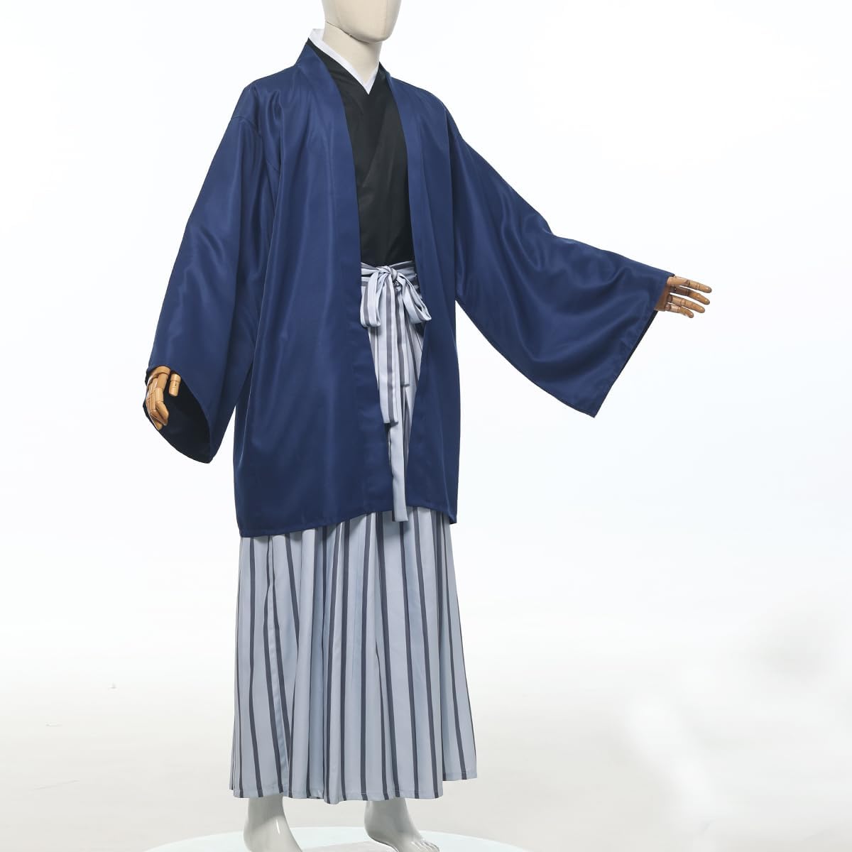COSDREAMER Mens Japanese Yukata Kimono Robe Costume Japanese Kimono Robe - Image 4