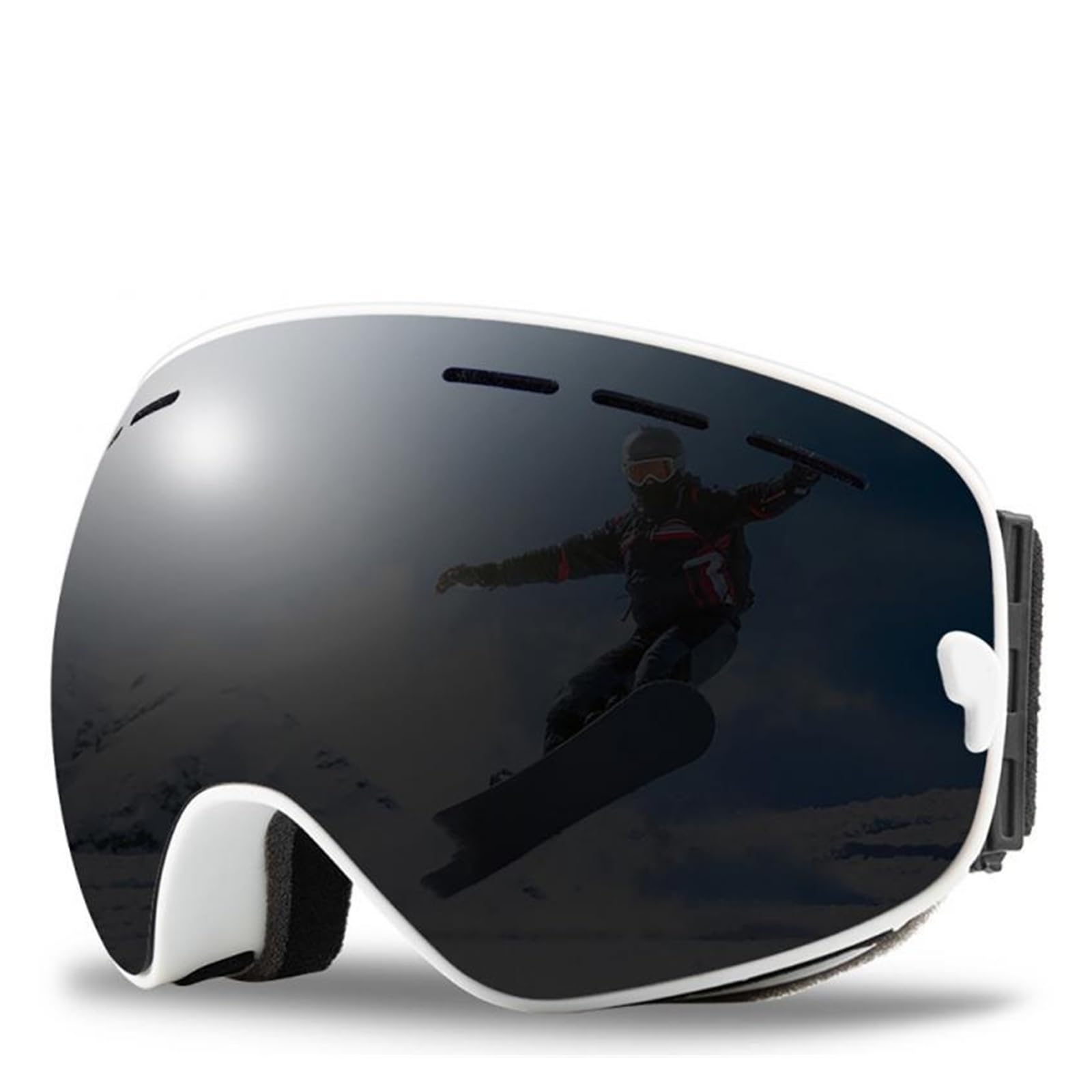 Gafas de esquí Gafas de montañismo Gafas de Viento y Arena Gafas de esquí para Adultos Gafas de esquí antiniebla Gafas duraderas para Exteriores (Color: 06) (8)