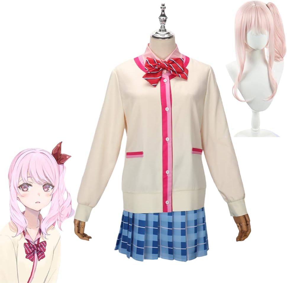 Amazon.co.jp: [REENEW] 暁山 瑞希 コスプレ衣装 ウィッグ付き 学生服