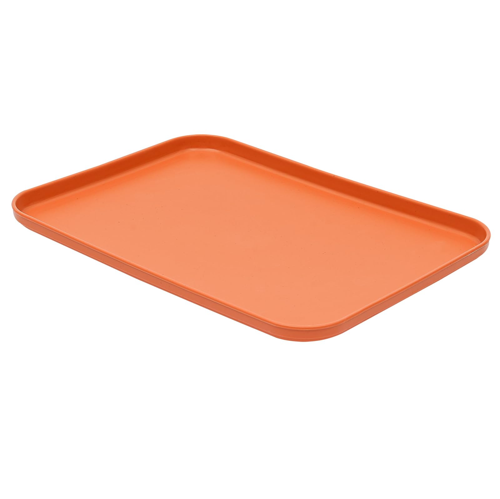 Lot de 20 plateaux de service rectangulaires en plastique pour cantines, cafétérias, cuisines