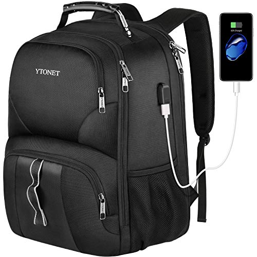 Ytonet Travel Laptop Backpack, Extra Large Anti Theft TSA Friendly Water Resistant Durable