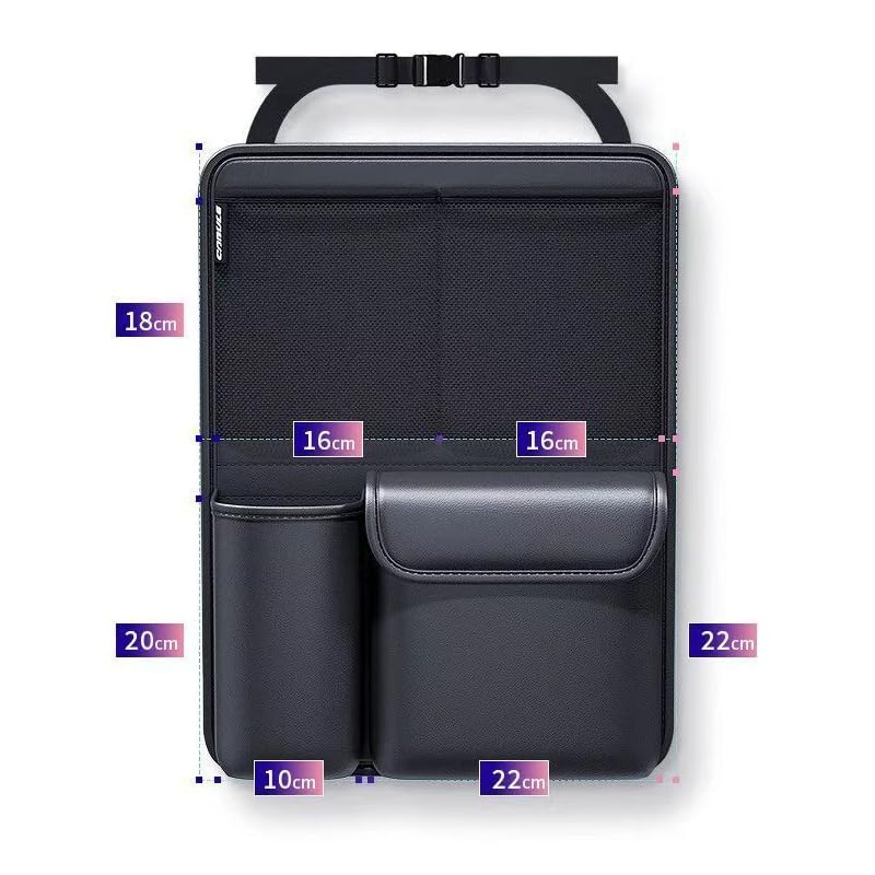 Kofferraum Organizer für BYD Atto 3 EVO/Atto 3 2026 2025 2024, Auto Kofferraumtasche Rücksitz Organizer für Aufbewahren und Organisieren von Dingen Zubehör,2pcs