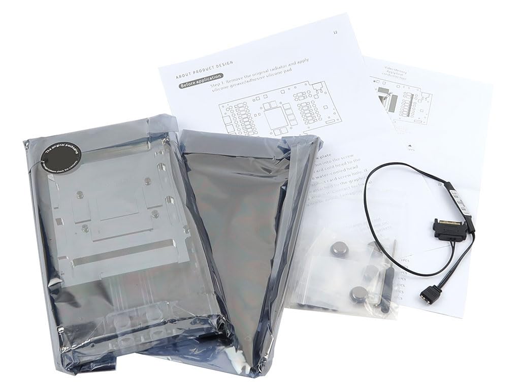 Copper GPU Water Cooling Block N-AS5080TUF-X Compatible Replacement Spare Part for Asus TUF Gaming nVidia GeForce RTX 5080 16GB