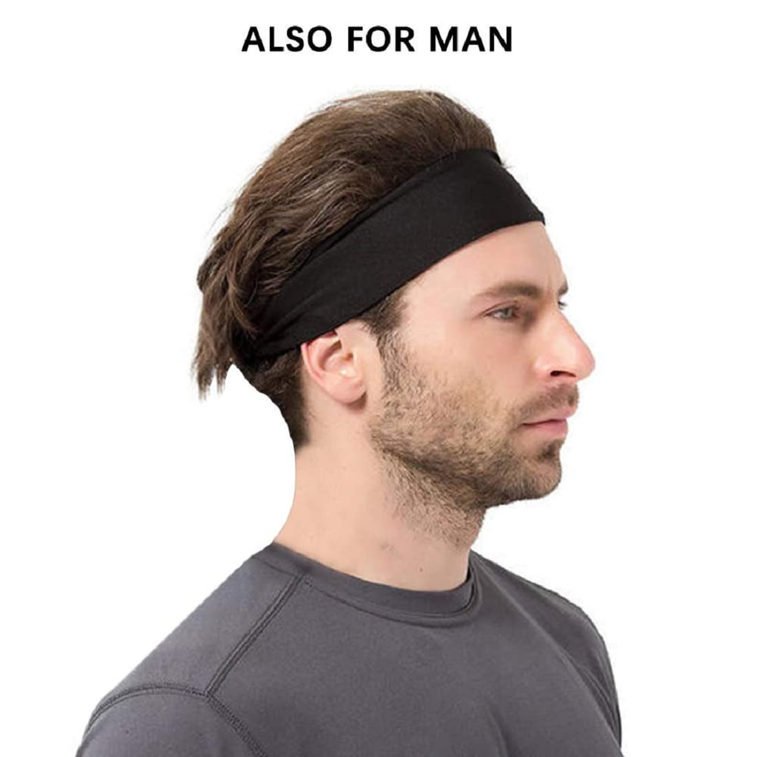 ayushicreationa Cotton Headband Stretch Elastic Yoga Soft and Stretchy Sports Fashion Headband for Women and Girls Hairband for Sports or Fashion (Pack of 6pcs) 4