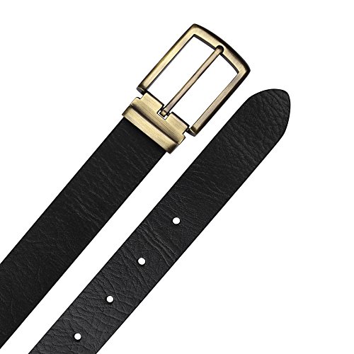 Image of ZORO formal /casual black genuine leather belts for mens- 1 year guarantee, Gift for gents