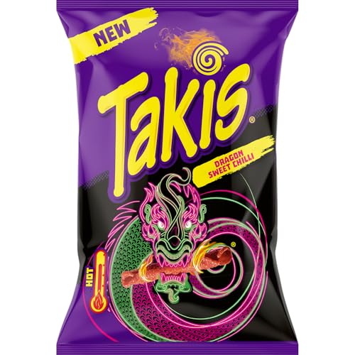 TAKIS - Snack de maïs au piment doux - (1 X 100 G) (Lot de 6)