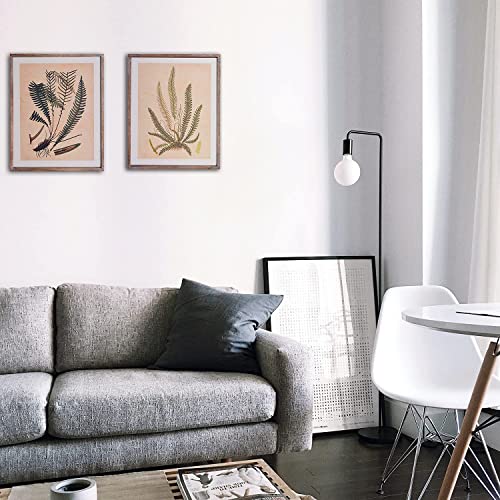 Nikky Home Botanical Wall Art Prints Set Of 4 Vintage Decor Wooden Framed Hanging Decoration Poster Plant Fern Artwork Painting For Bedroom Living Room Office Housewarming Gift, 11" X 14" #TOP4