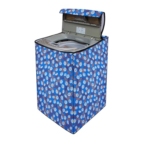 Image of Lithara Top Load Fully Automatic Washing Machine Cover for LG, Samsung, IFB, Whirlpool, Suitable for 6 KG & 6.5 KG - Waterproof, Dustproof Cover (Print-1)