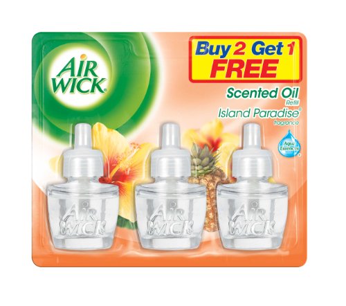 Air Wick Scented Oil Refill, Island Paradise, 0.67 Ounce, 3 Count
