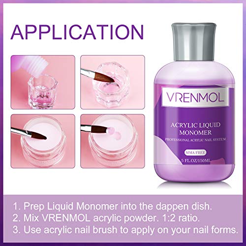Acryl-Liquid Vrenmol 150ml für Nageldesign und Acrylpulver
