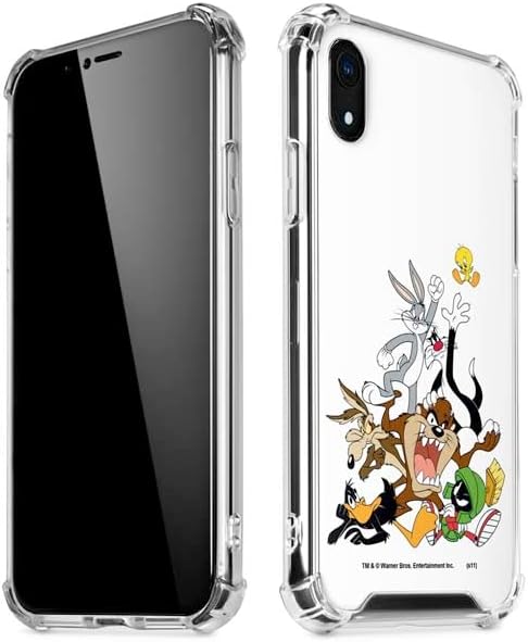 Skinit Clear Phone Case Compatible with iPhone XR - Officially Licensed Looney Tunes All Together Design