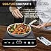Cosmo Portable Electric Induction Cooktop with Rapid Heating, Sensor LED Display, Safety Lock, Energy Efficient Countertop Stove Single Burner, 1800-Watt, COS-YLIC1