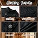 QEKFDOV Steampunk Mantel Herren，Herren Renaissance Gothic Jacke，Mittelalter Viktorianische Mäntel，Halloween Karneval Party Cosplay Kostüm (Schwarz, S)
