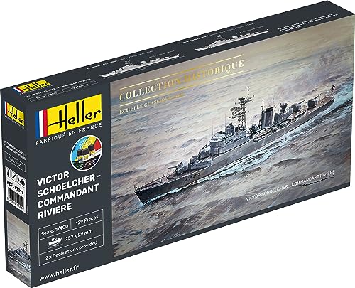 Idée cadeau Heller Starter Kit Victor SCHOELCHER Commandant Riviere 1:400e pour anniversaire