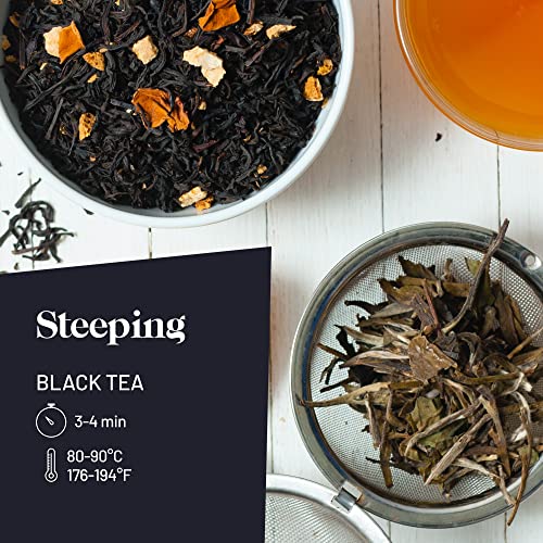 Kusmi Tea Originals Gift Set - Five Loose Teas In Miniature Tins - Includes Earl Grey Blends: Bouquet Of Flowers No.108, Anastasia, Prince Vladimir, St. Petersburg & Russian Morning No.24 #TOP4