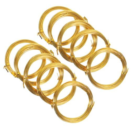 NUOBESTY Lot De 10 Rouleaux De Fil De Fer Pour Bonsaï En Aluminium Pour Le Jardinage