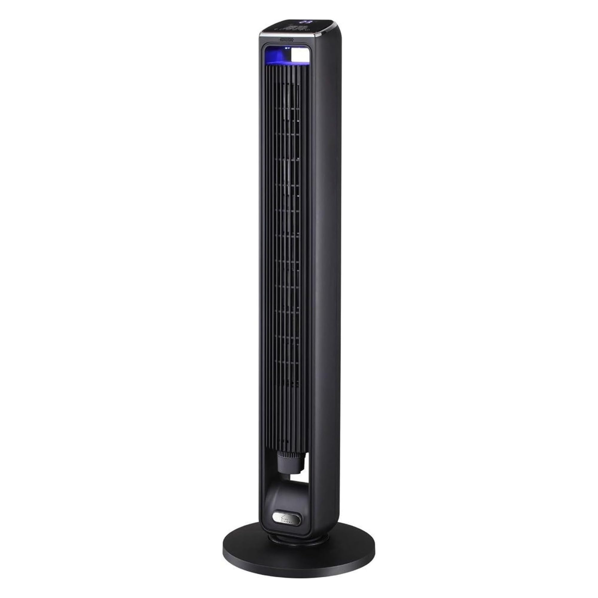 Ventilatore a torre (107 cm), 19 dB, velocità fino a 8.2 m/s, display LED touchscreen, telecomando, 3 velocità, timer da 15 ore, oscillazione di 85°, silenzioso, raffreddamento rapido