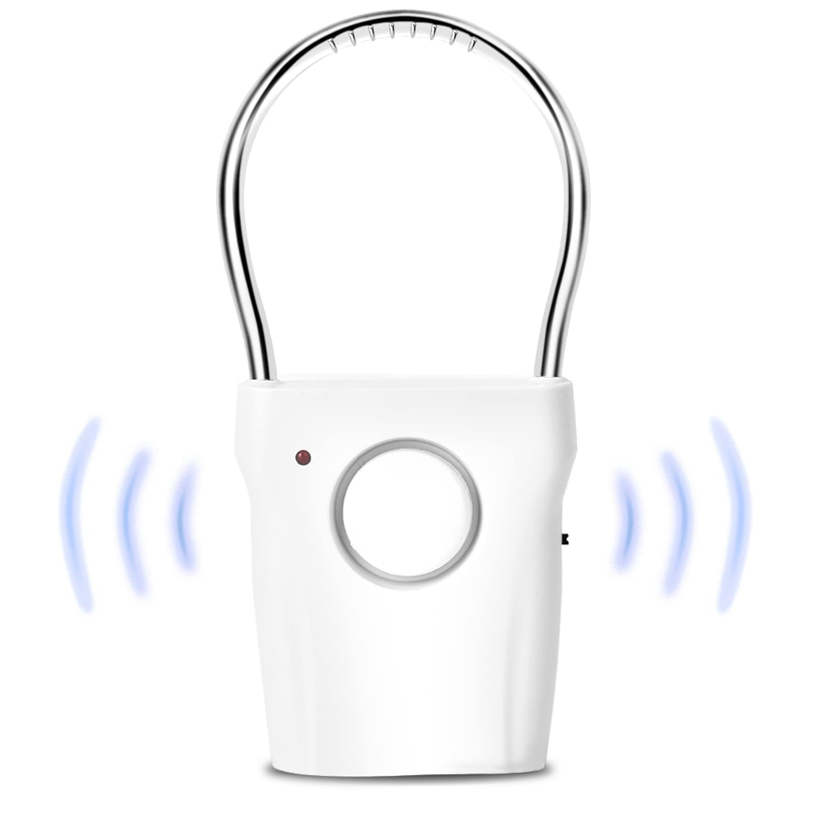 Door Alarms When Opened Door Handle Sensor Alarm 120dB for Security Portable Window Defender Doorhandle 2.76x5.51in for Apartment Home Security