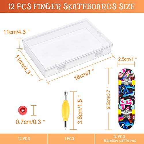 25 Pieces Fingerboards Set Mini Finger Skateboard Fingertip Movement Party Favors Finger Skate Include Replacement Wheels And Tools #TOP1