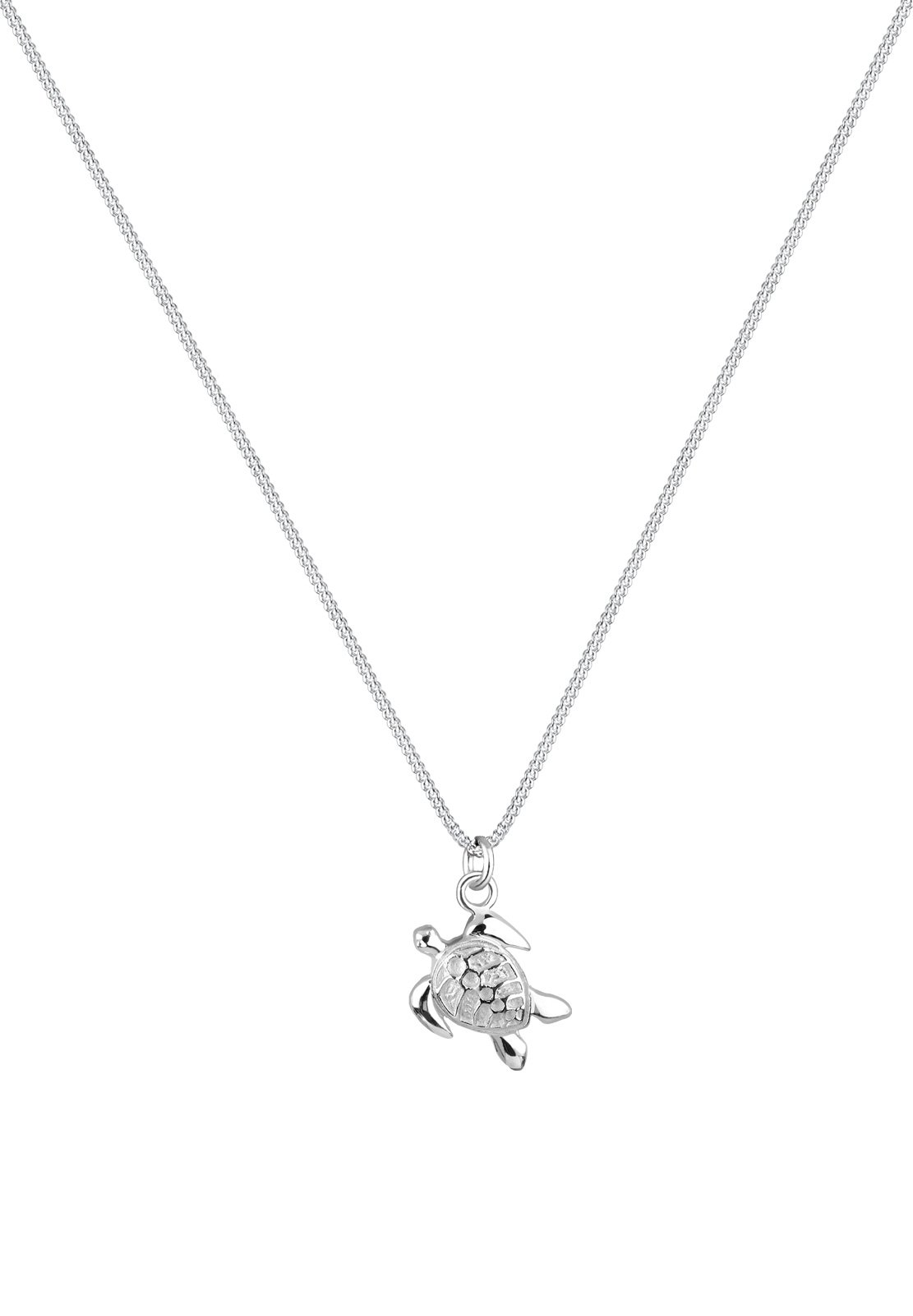 Elli Halskette Damen Panzer Schildkröte Anhänger Sonne 925 Sterling Silber
