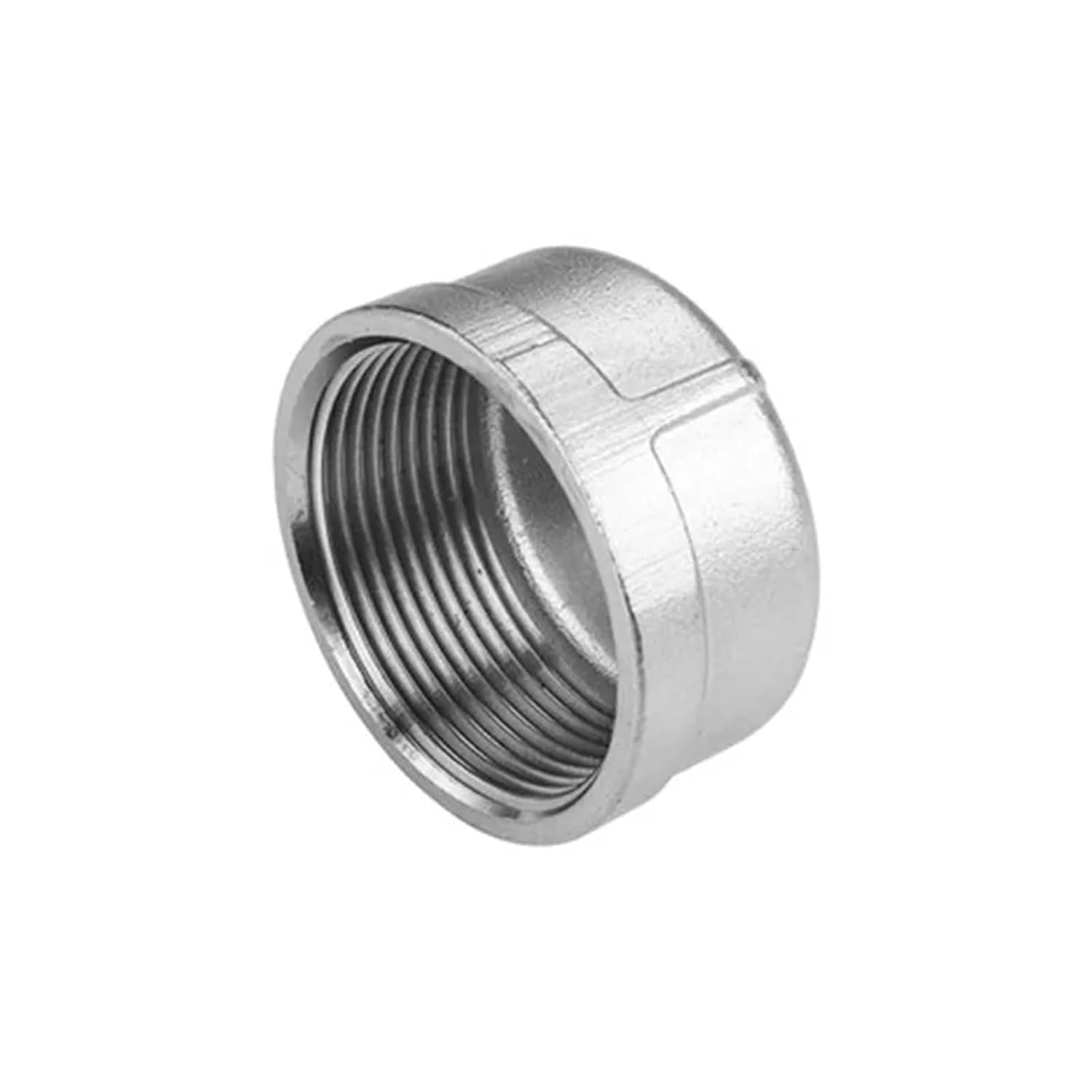304 Stainless Steel Water Pipe Fittings Hex Nut/Tube Cap/Plug 1/8" 1/4" 3/8" 1/2" 3/4" 1" 1-1/4" 1-1/2" BSP Thread(1-1/2")