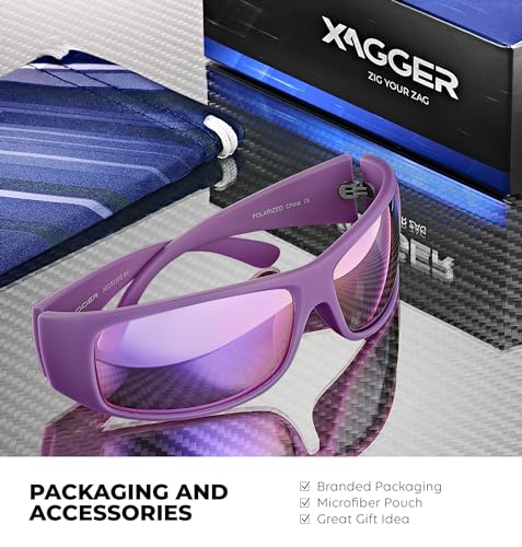 Image of Sports Polarized Sunglasses for Men Wrap Around TR90 Frame Sun Glasses