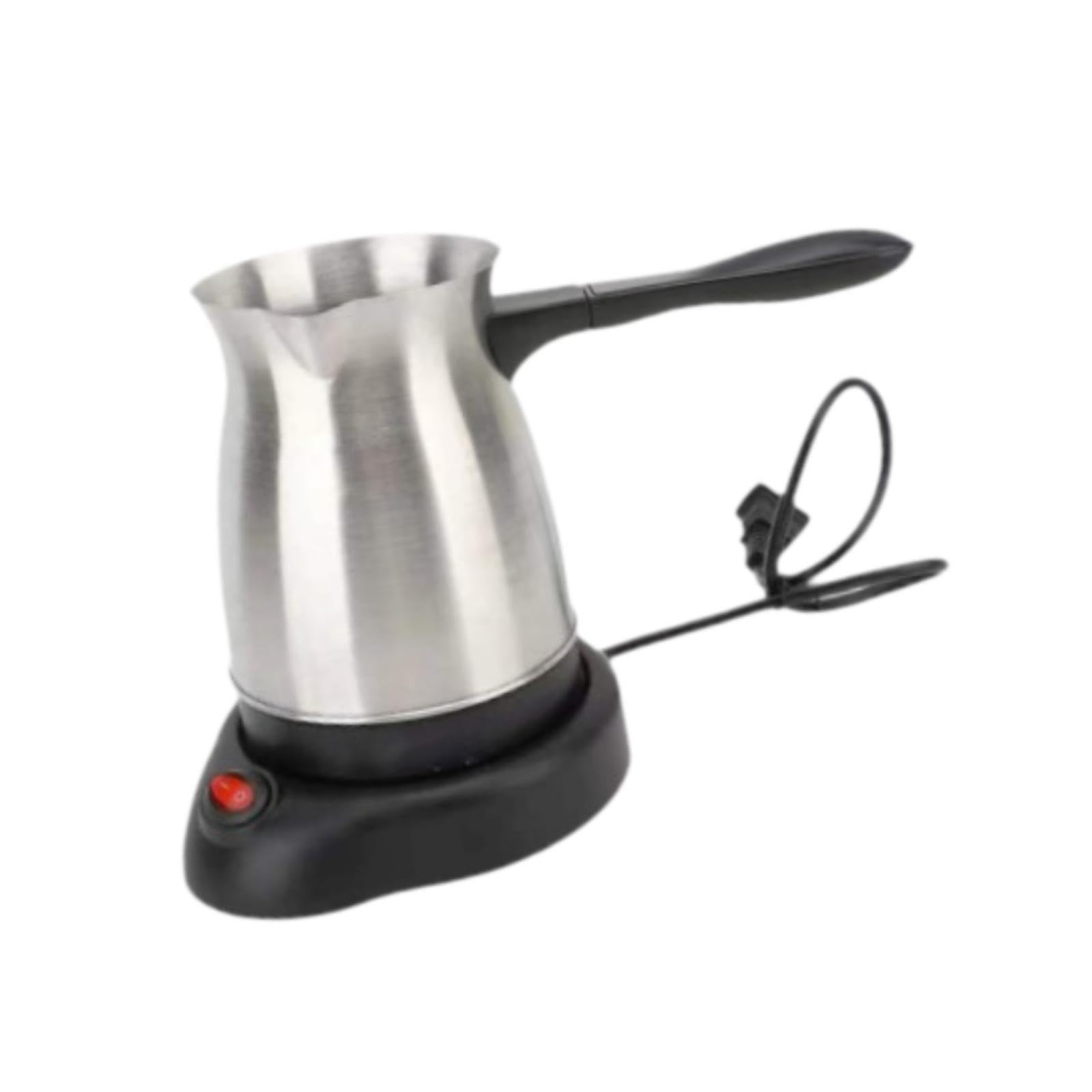 Electric Turkish Coffee Maker Fast Brewing Water Kettle | Electric Turkish Coffee Maker Fast Brewing Water Kettle for Cafe Kitchen Bar Stainless Steel 600Ml 12Cm/4.72Inch-image-32